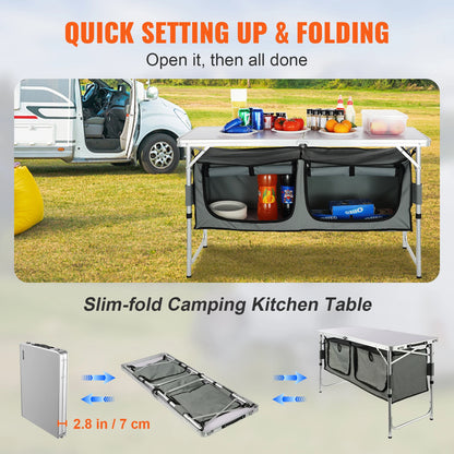 Camping Kitchen Table.  Sets up in Seconds