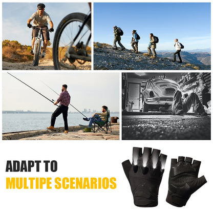LED Gloves For Mountain Biking Fishing Night Sports Anti Slip