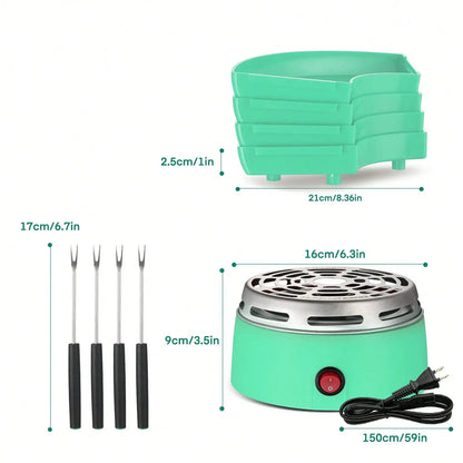 Tabletop Smores Maker Indoor Electric Marshmallow Roaster