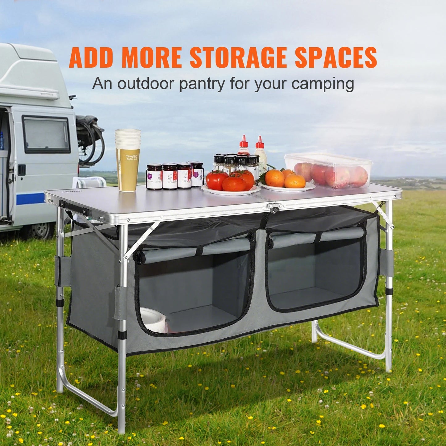 Camping Kitchen Table.  Sets up in Seconds