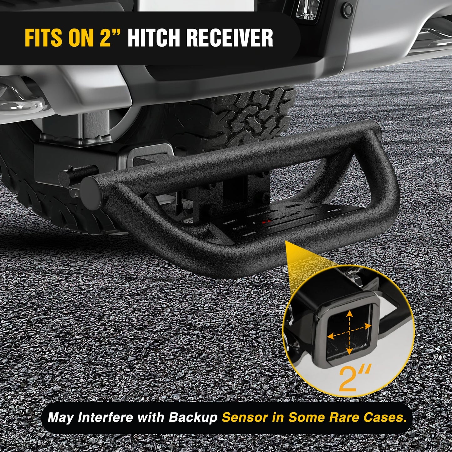 Universal Hitch Step Drop Trailer Hitch Fit 2 Inch Receiver