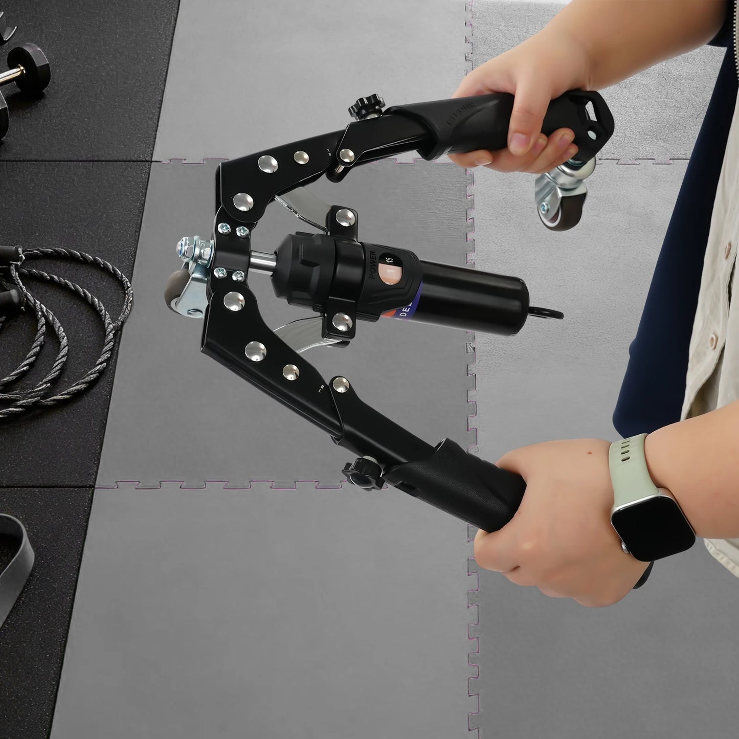 Hydraulic Power Forearm Workout Equipment  Adjustable 22-440lbs for Arms, Legs, Biceps, etc