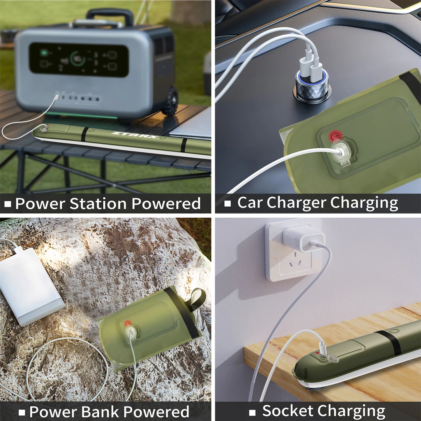 Rechargeable Camping Light / Tent Lamp. Waterproof Outdoor Spotlight