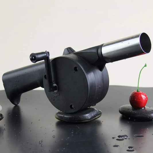 Hand-cranked Air Blower for BBQ Grill