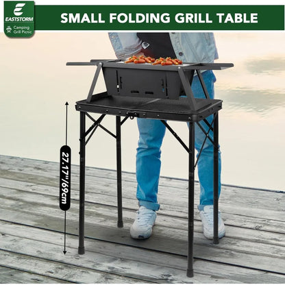 Folding Grill / Camping  Table for Outside 3 Height Adjustable