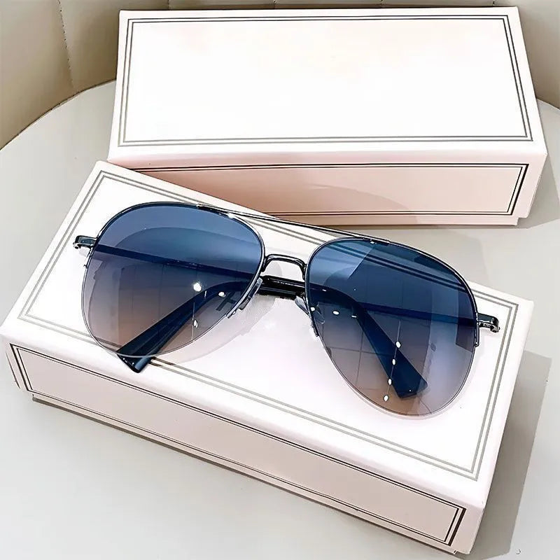 Classic Sunglass for Men Aviator Metal Frame