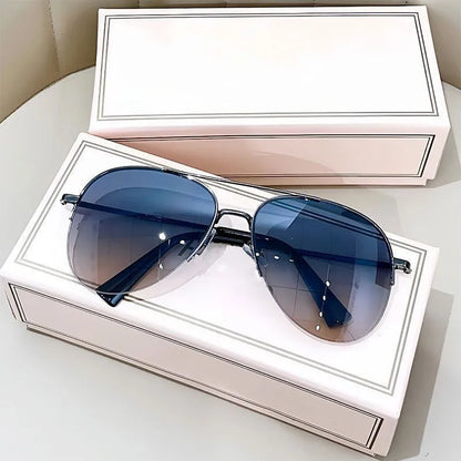 Classic Sunglass for Men Aviator Metal Frame