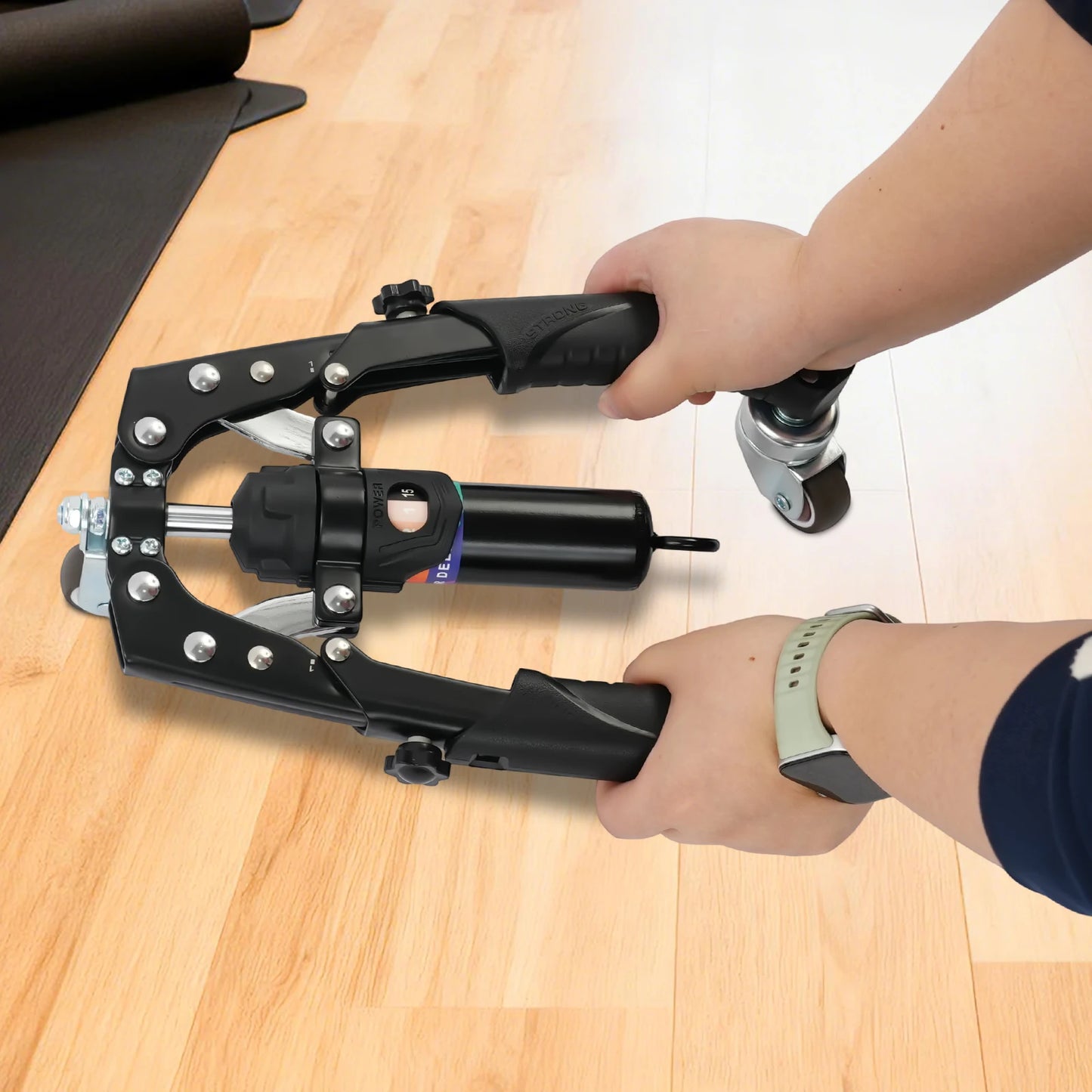 Hydraulic Power Forearm Workout Equipment  Adjustable 22-440lbs for Arms, Legs, Biceps, etc