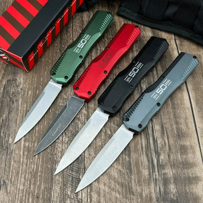 Livewire K50 Pocket Knife D2 Steel Blade T6 Aluminum Handle