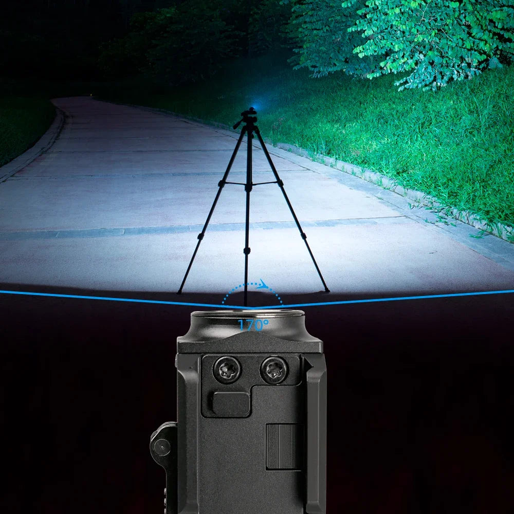 Tactical Led Flashlight 800 Lumens USB Rechargeable