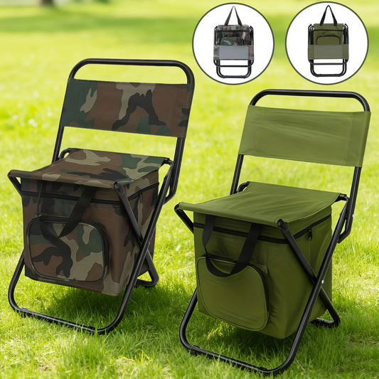 Multi functional portable folding camping & fishing chair,