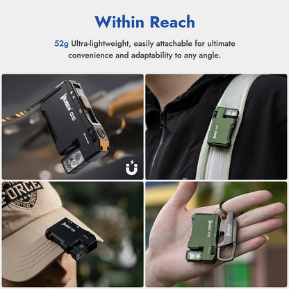 Multi-Color Magnetic EDC G5 Flashlight 400 Lumen USB-C Rechargeable