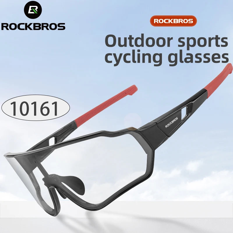 Photochromic Polarized Cycling Sunglasses Inner Frame Goggles