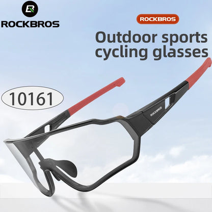 Photochromic Polarized Cycling Sunglasses Inner Frame Goggles