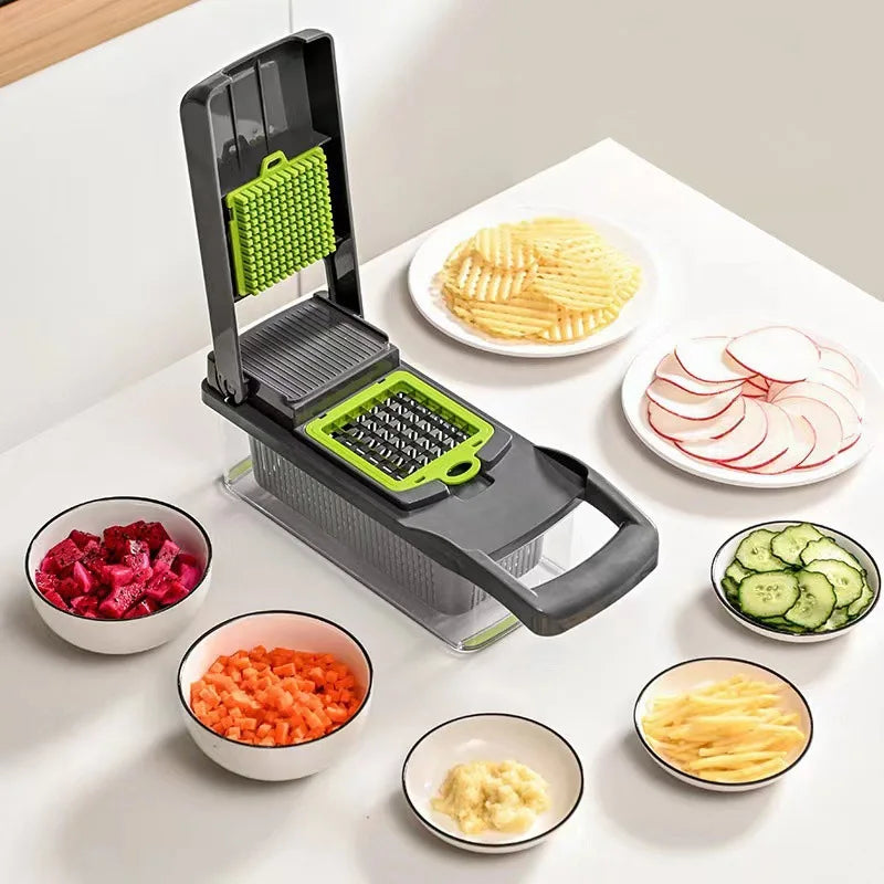 Safe Hand Guard Vegetable Cutter, for Cooking Together. 33x12cm,