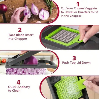 Safe Hand Guard Vegetable Cutter, for Cooking Together. 33x12cm,