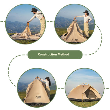 Portable 3-4 Person Sun & Rain Shelter