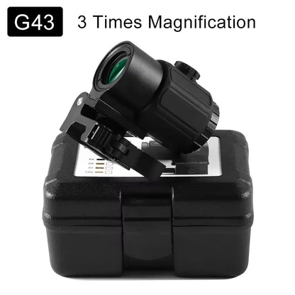 Fixed 3X 5X Magnifier Scope With Quick Detachable QD Mount