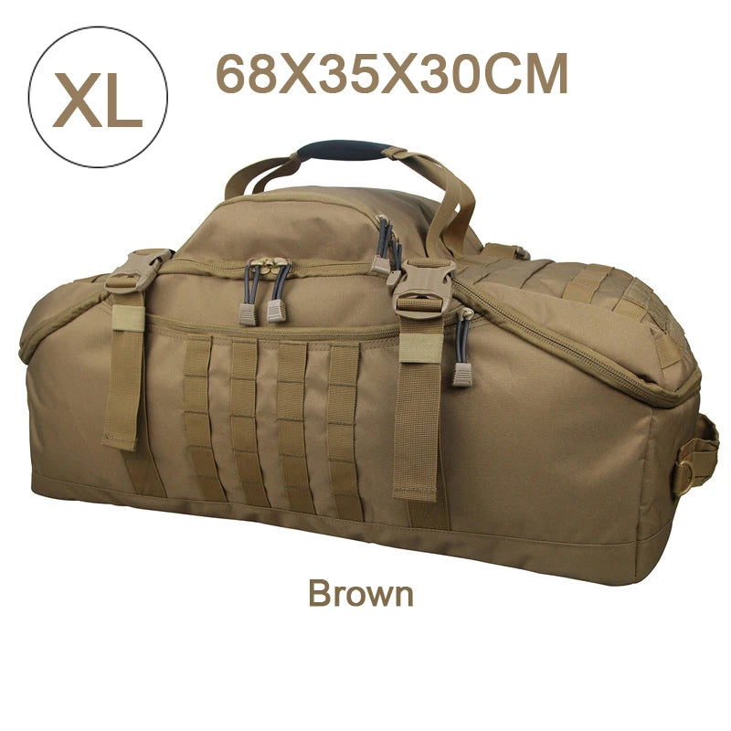 Outdoor Mountaineering Molle Tactical Backpack Camping Travel Bags