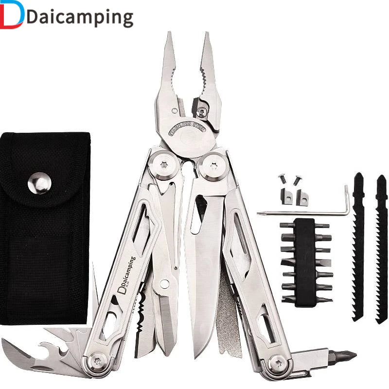 Multi-tool Clamp Folding Knives Scissor Cutters