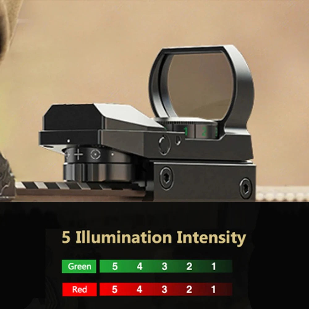 Red Green Dot Hunting Optics For 20mm Rail