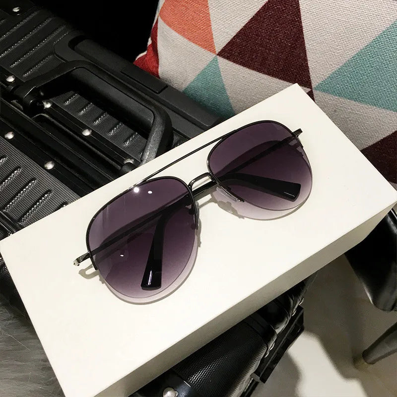 Classic Sunglass for Men Aviator Metal Frame