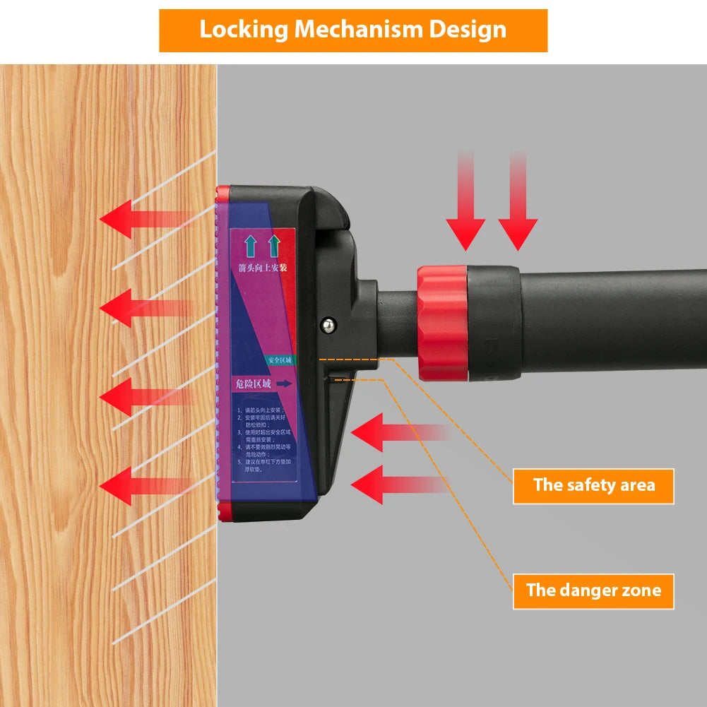Strength Training Door Frame Pull-up Bar. Adjustable Width 200kg Max Load Capacity