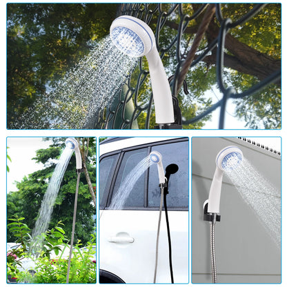 Portable Camping Shower USB Rechargeable Shower for Camping