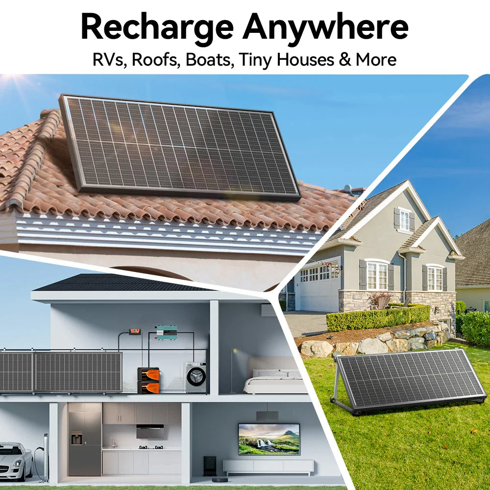 100 Watt Monocrystalline Silicon All Weather Solar Panel