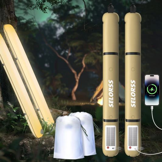 Rechargeable Camping Lantern 2000mAh Folding Portable Waterproof
