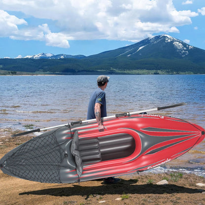 Inflatable Kayak Canoe, with Paddles, Bag, Seats,