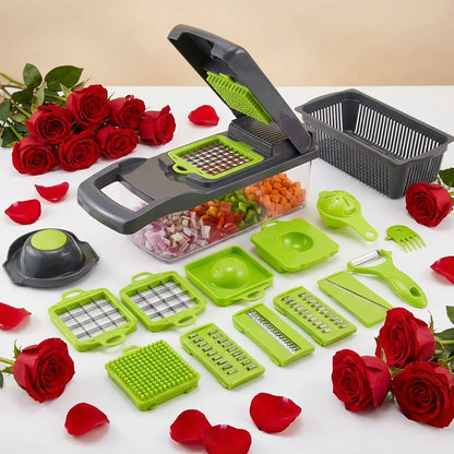 Safe Hand Guard Vegetable Cutter, for Cooking Together. 33x12cm,