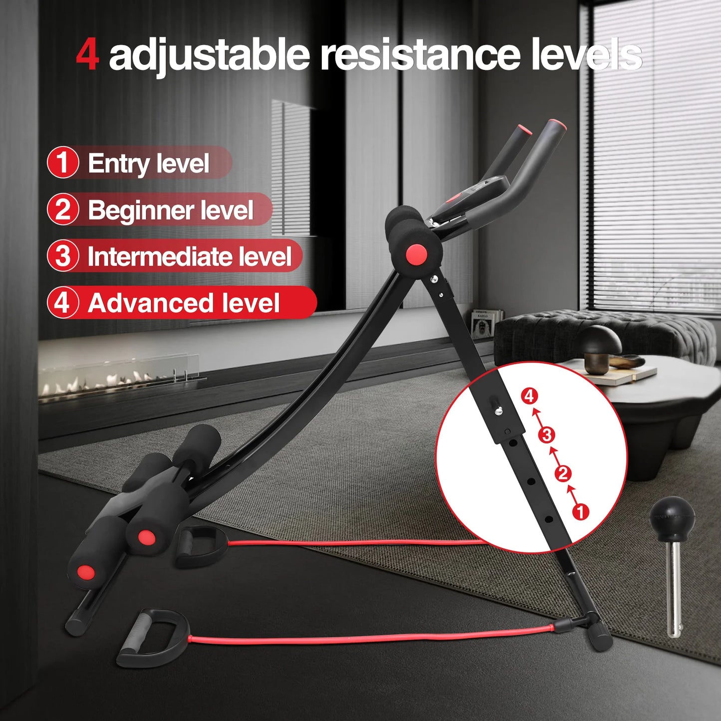 Foldable Ab Workout Equipment for Core & Abdominal Workout