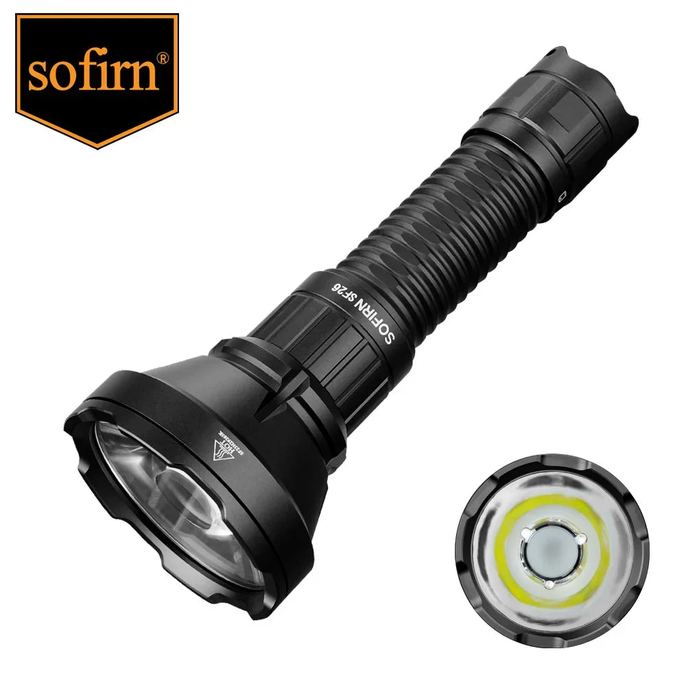LED 6000K Tactical Flashlight Rechargeable Portable Powerful Torch
