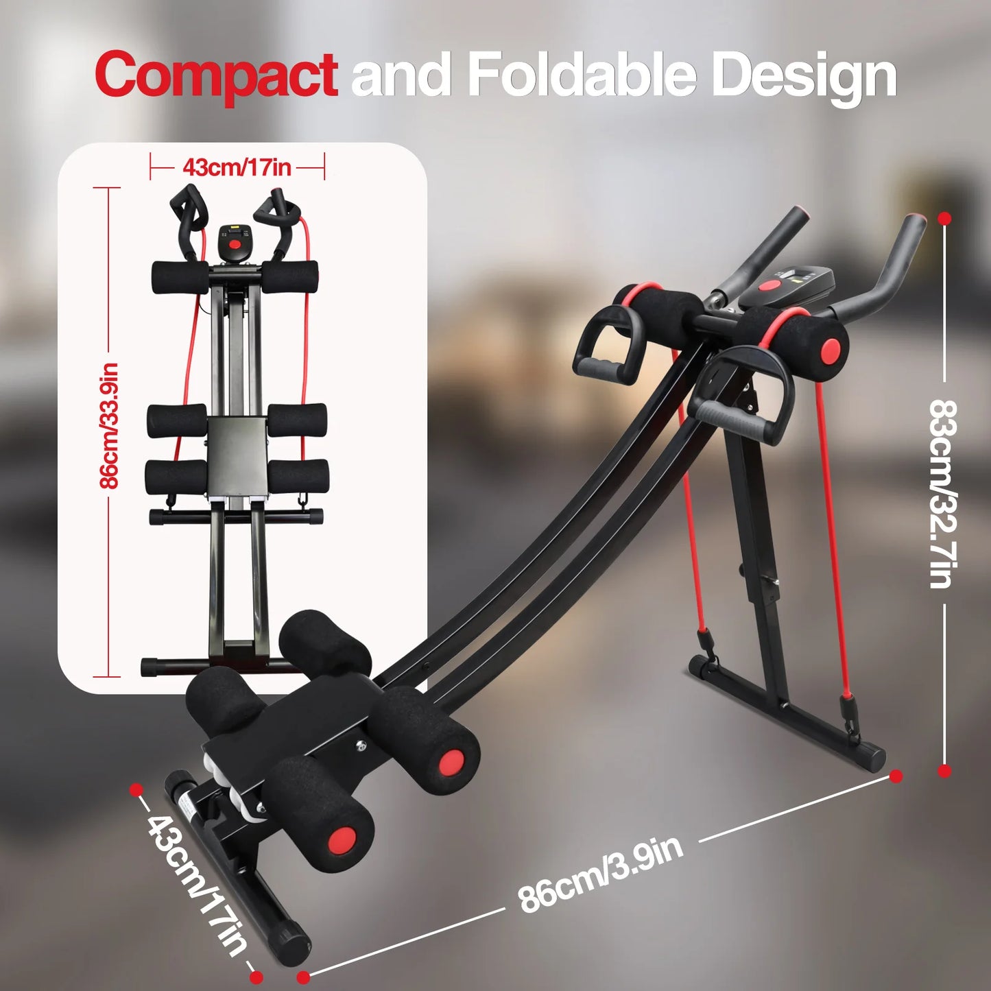 Foldable Ab Workout Equipment for Core & Abdominal Workout