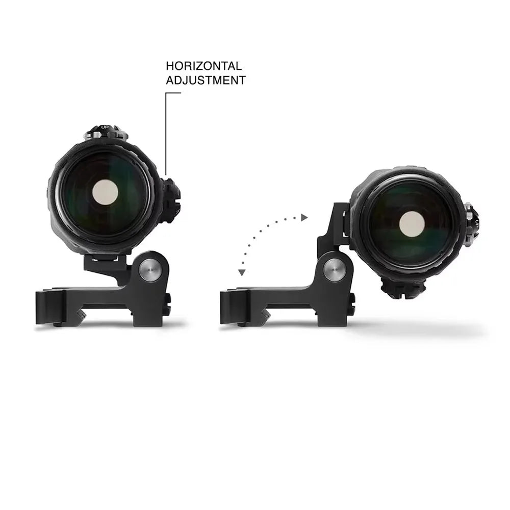 Fixed 3X 5X Magnifier Scope With Quick Detachable QD Mount