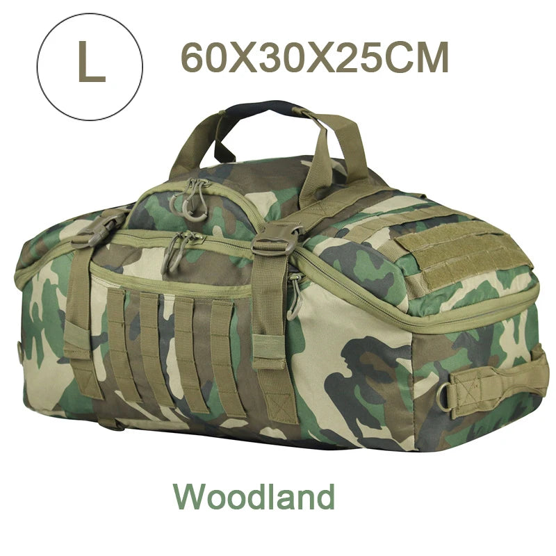 Outdoor Mountaineering Molle Tactical Backpack Camping Travel Bags