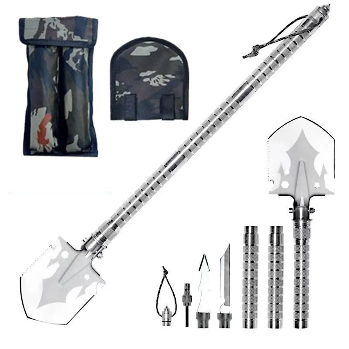 Multi Functional Shovel Survival Equipment Self-Defense Tools Camping Accessories