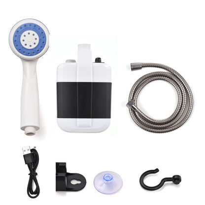 Portable Camping Shower USB Rechargeable Shower for Camping