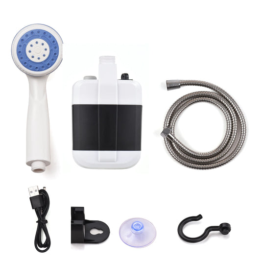 Portable Camping Shower USB Rechargeable Shower for Camping