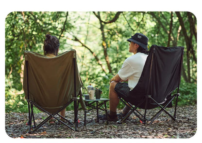 High Back Moon Chair Camping Outdoor Adjustable Lounge Chair