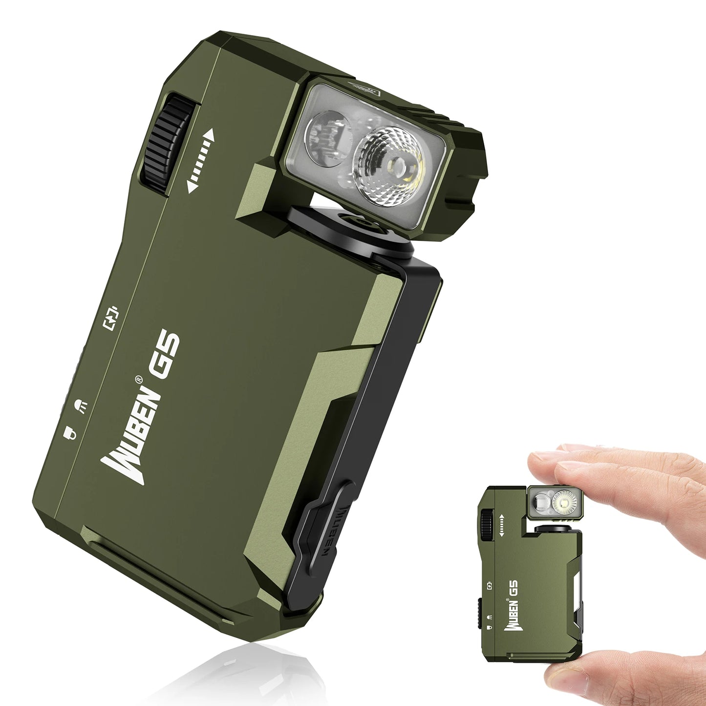 Multi-Color Magnetic EDC G5 Flashlight 400 Lumen USB-C Rechargeable