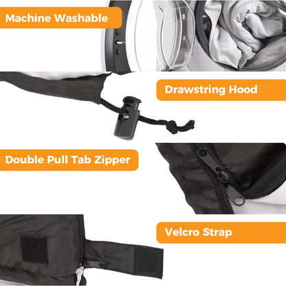 Lightweight 3 Season Portable Double Sleeping Bag with Pillow