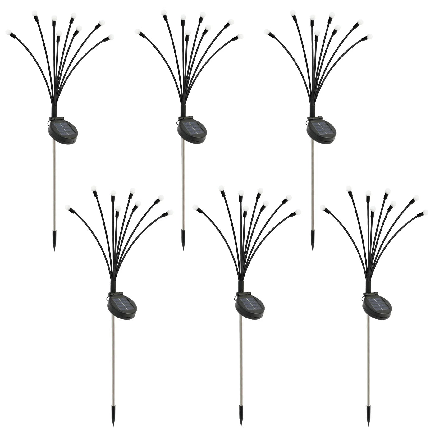 8-Head Solar Firefly Lights LED Solar Lights