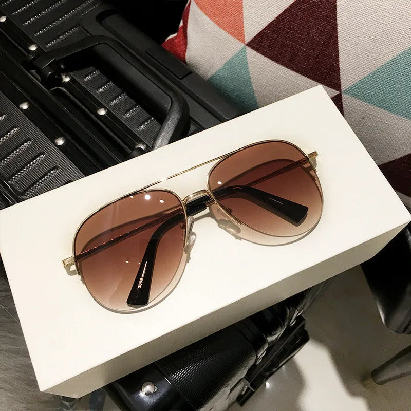 Classic Sunglass for Men Aviator Metal Frame