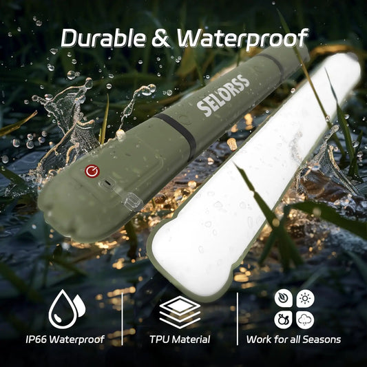 Rechargeable Camping Light / Tent Lamp. Waterproof Outdoor Spotlight