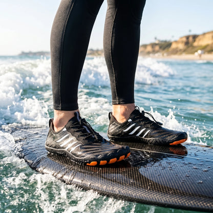 Quick-Dry Water Shoes For Men. Lightweight Wading Beach Sneakers