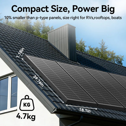 100 Watt Monocrystalline Silicon All Weather Solar Panel